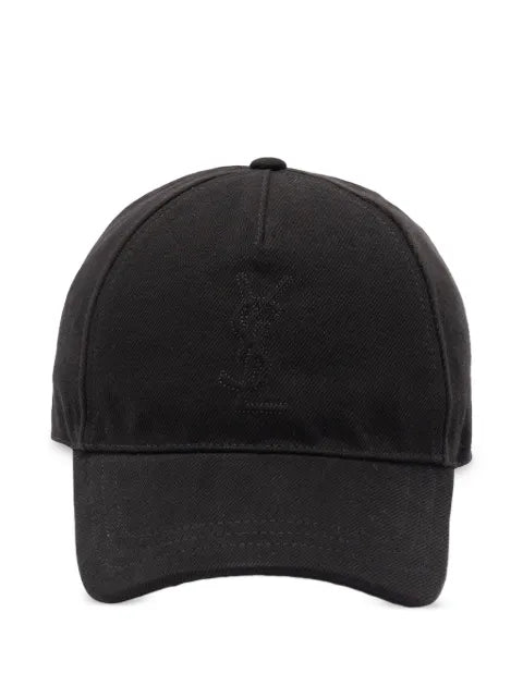 Saint Laurent Cassandre embroidered baseball cap