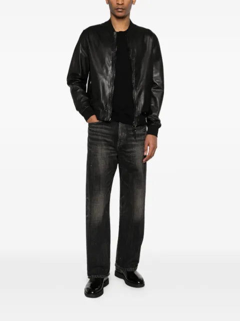 Zanone long-sleeve crew-neck knitwear