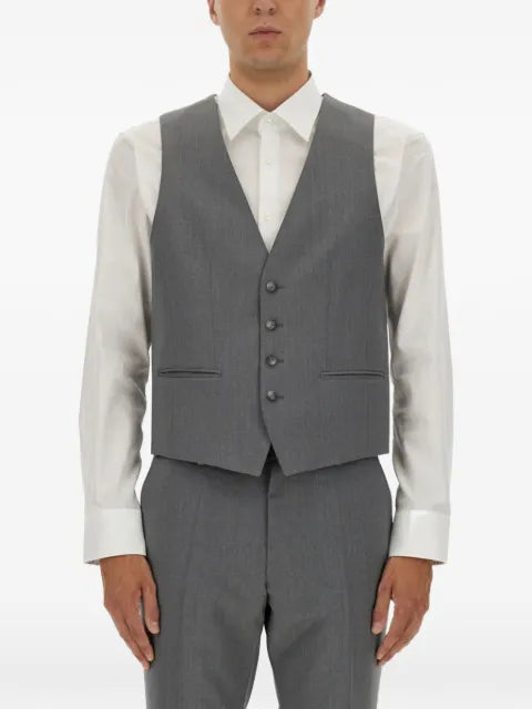 BOSS slim-fit wool waistcoat