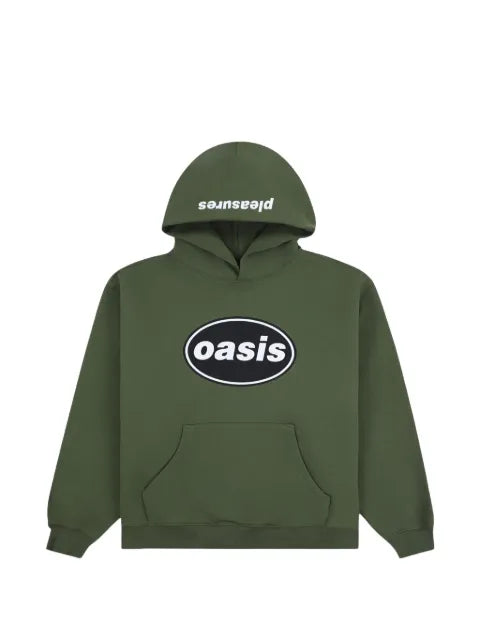Pleasures Knebworth logo-print hoodie