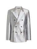 Dolce & Gabbana Sicilia Light double-breasted silk shantung jacket