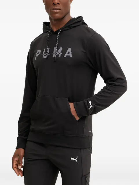 PUMA Cloudspun logo-print hoodie