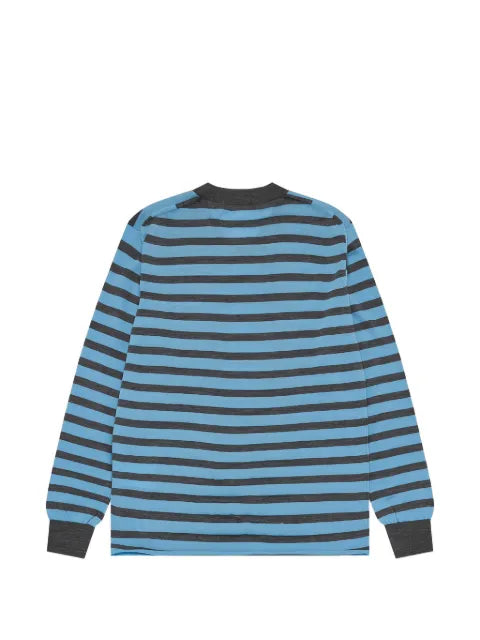 Junya Watanabe MAN striped V-neck sweatshirt