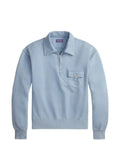 Ralph Lauren Purple Label logo-embroidered quarter-zip sweatshirt