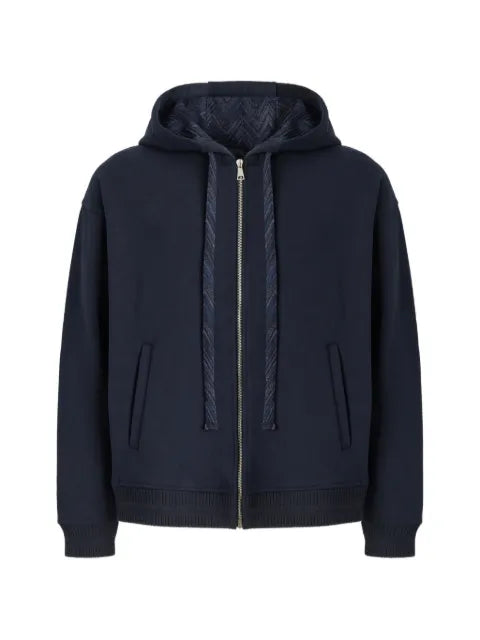 Missoni cotton zip-up hoodie with insert