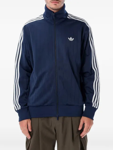 adidas pinstripe-patterned sweatshirt