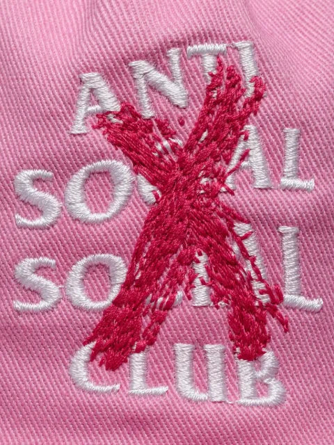 Anti Social Social Club Cancelled Paint embroidered baseball cap
