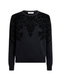 ETRO wool-blend jacquard sweater with chenille-motif