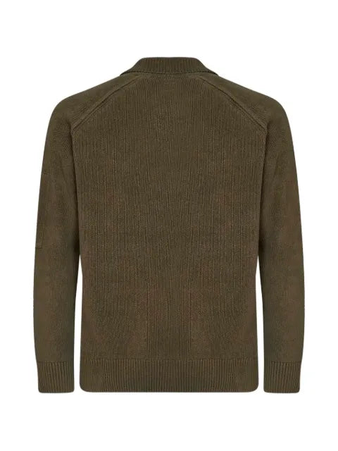 C.P. Company chenille cotton polo sweater