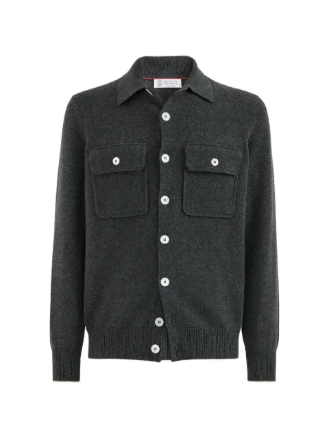 Brunello Cucinelli chest-pockets shirt-style cardigan