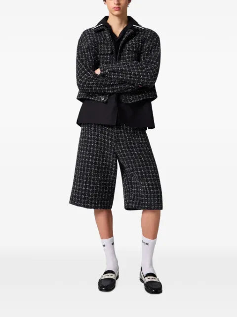 MSGM check-pattern tweed jacket