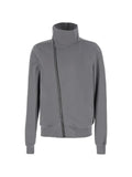 Rick Owens Tower Bauhaus asymmetric-zip high-neck sweatshirt