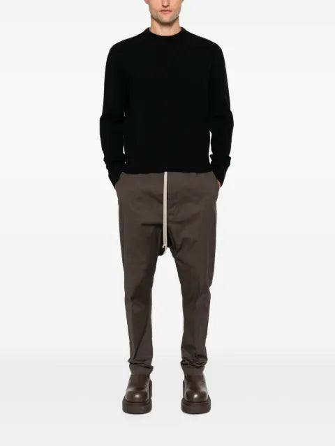 Rick Owens ribbed-trim sweater