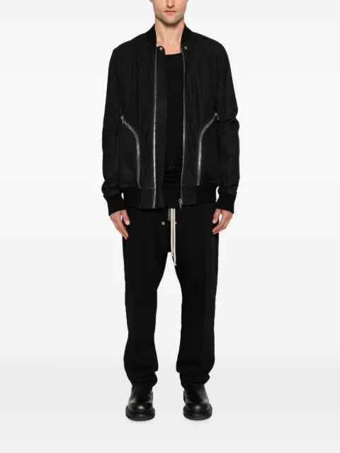 Rick Owens zip-detail bomber jacket