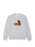 Dean Edmonds duck-patchwork sweatshirt