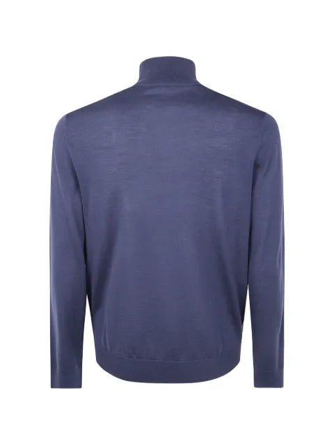 Paul Smith merino quarter-zip sweater