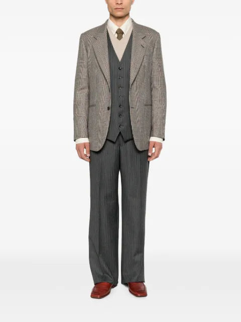 Reveres 1949 Prince of Wales check single-breasted blazer