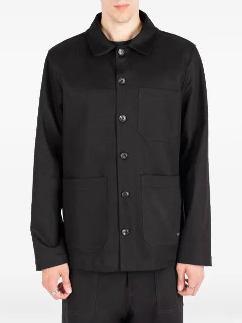Société Anonyme patch-pocket shirt jacket