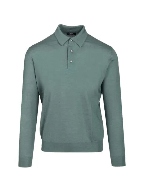 Fedeli long-sleeve polo sweater