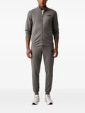Ea7 Emporio Armani logo-print zip-up sweater