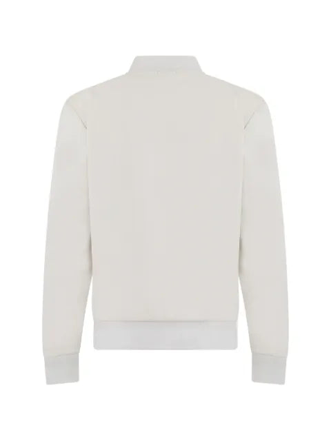 BOSS quilted panel-sleeved jacket