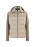 Moorer hooded padded jacket