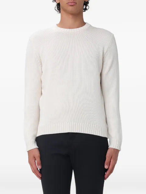 Zanone ribbed-trim wool sweater