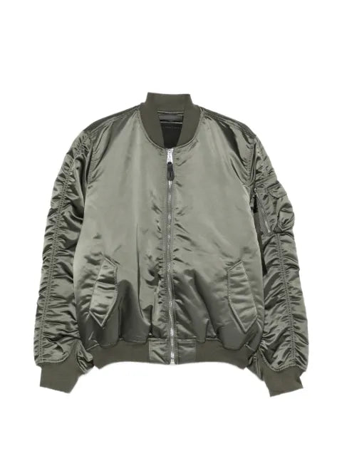 Alpha Industries ruched bomber jacket