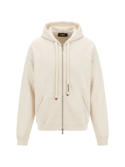 DSQUARED2 zip-up drawstring hoodie