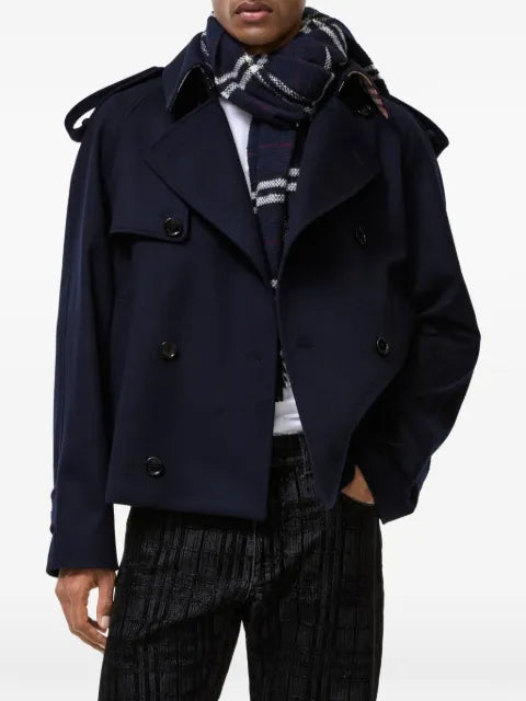 Burberry cashmere Leadenham trench jacket