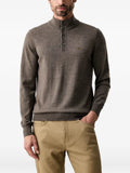 Aeronautica Militare logo-embroidered wool sweater