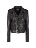 Ann Demeulemeester Clarin belted biker jacket