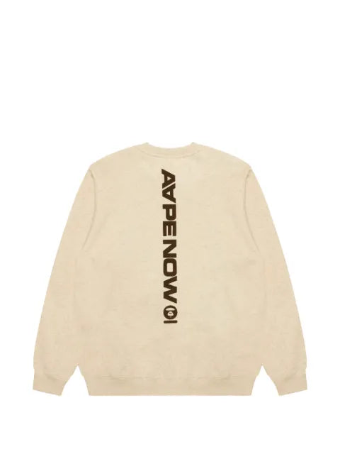 AAPE BY *A BATHING APE® logo-patch crew-neck sweatshirt