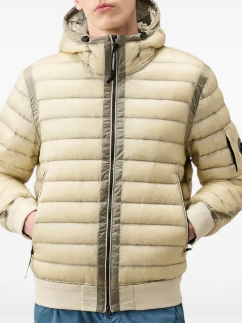C.P. Company D.D. Shell hooded Lens down jacket