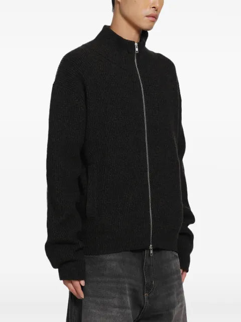 Song For The Mute zip-up funnel-neck jacket