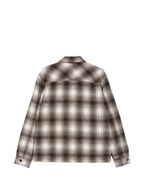 Drykorn check-pattern button-up jacket