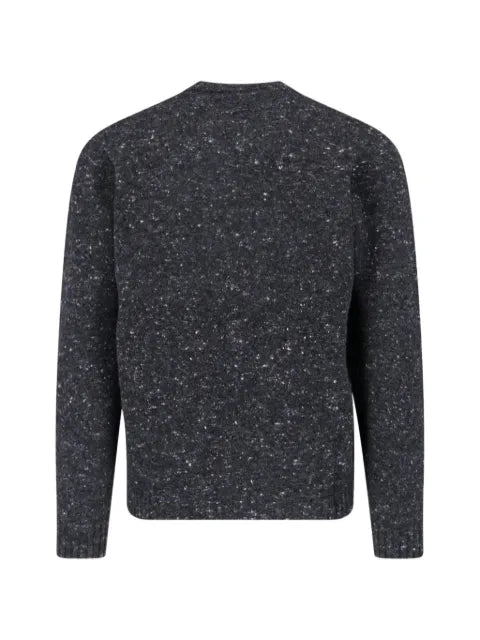Drumohr flecked-knit crew-neck sweater