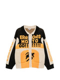 House of errors logo-intarsia knitted cardigan
