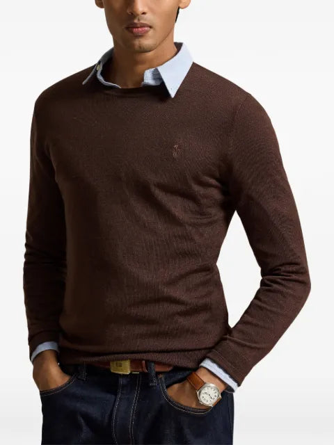 Polo Ralph Lauren embroidered-logo wool sweater