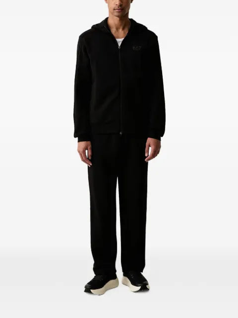 Ea7 Emporio Armani Ventus 7 logo-print zip-up tracksuit