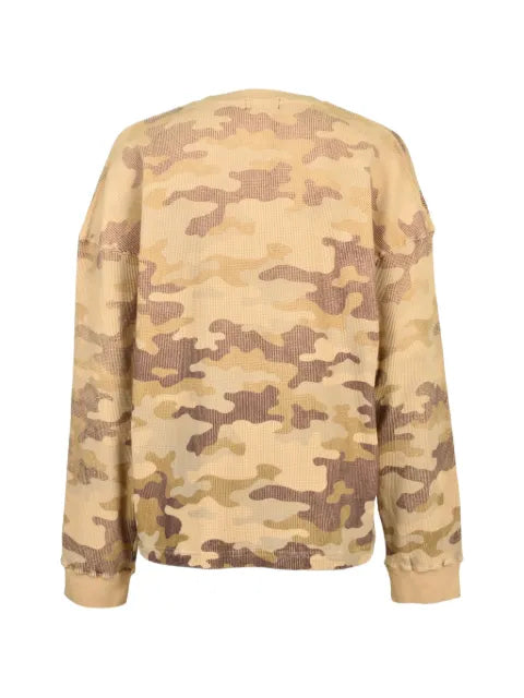 BREATH camouflage-print sweatshirt