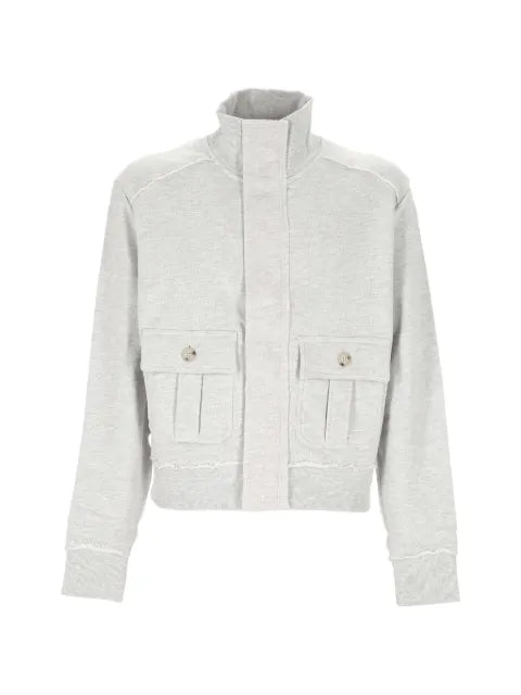 ENTIRE STUDIOS Supply button-pocket zip-up sweatshirt