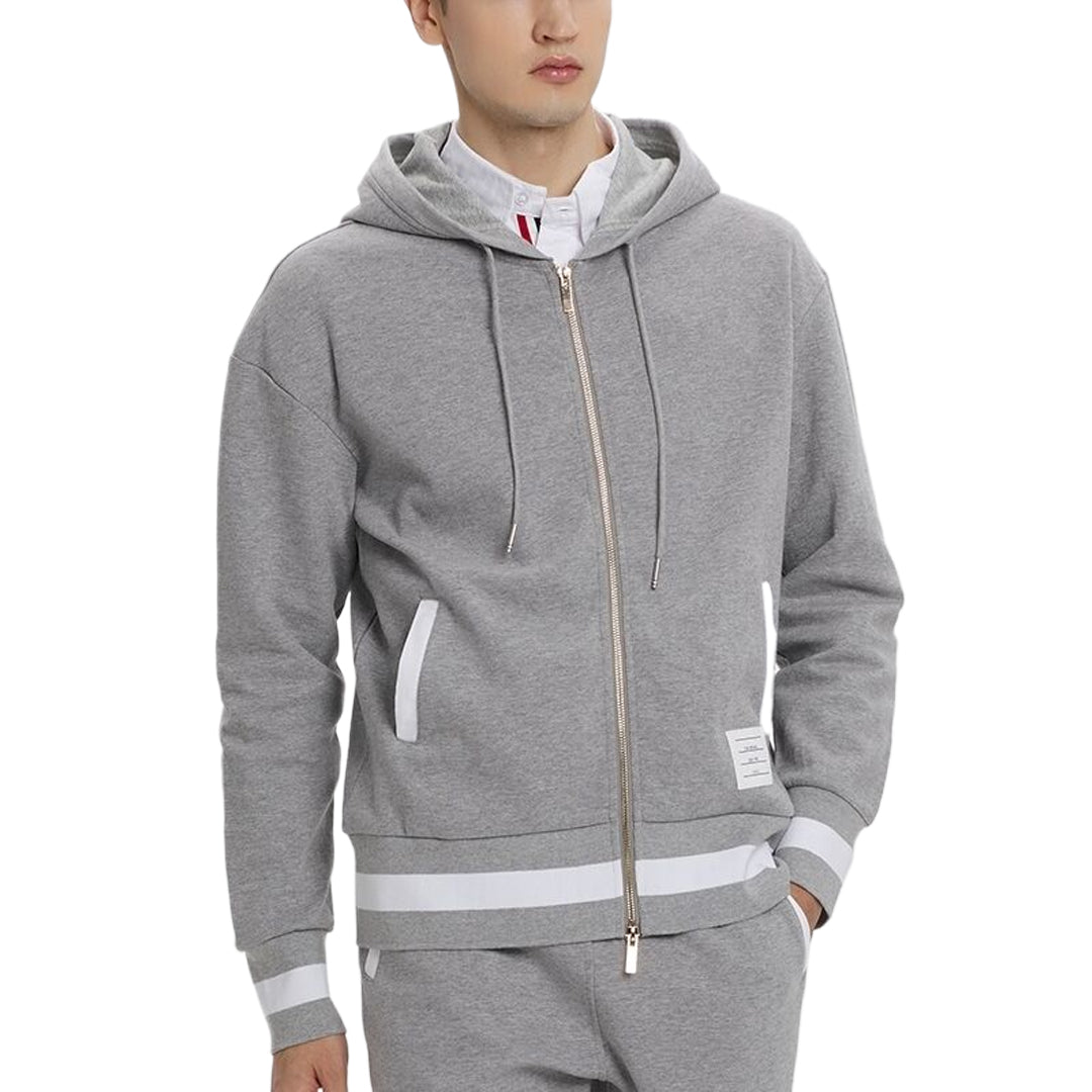 Sports Zipper Hoodie | Thom Browne