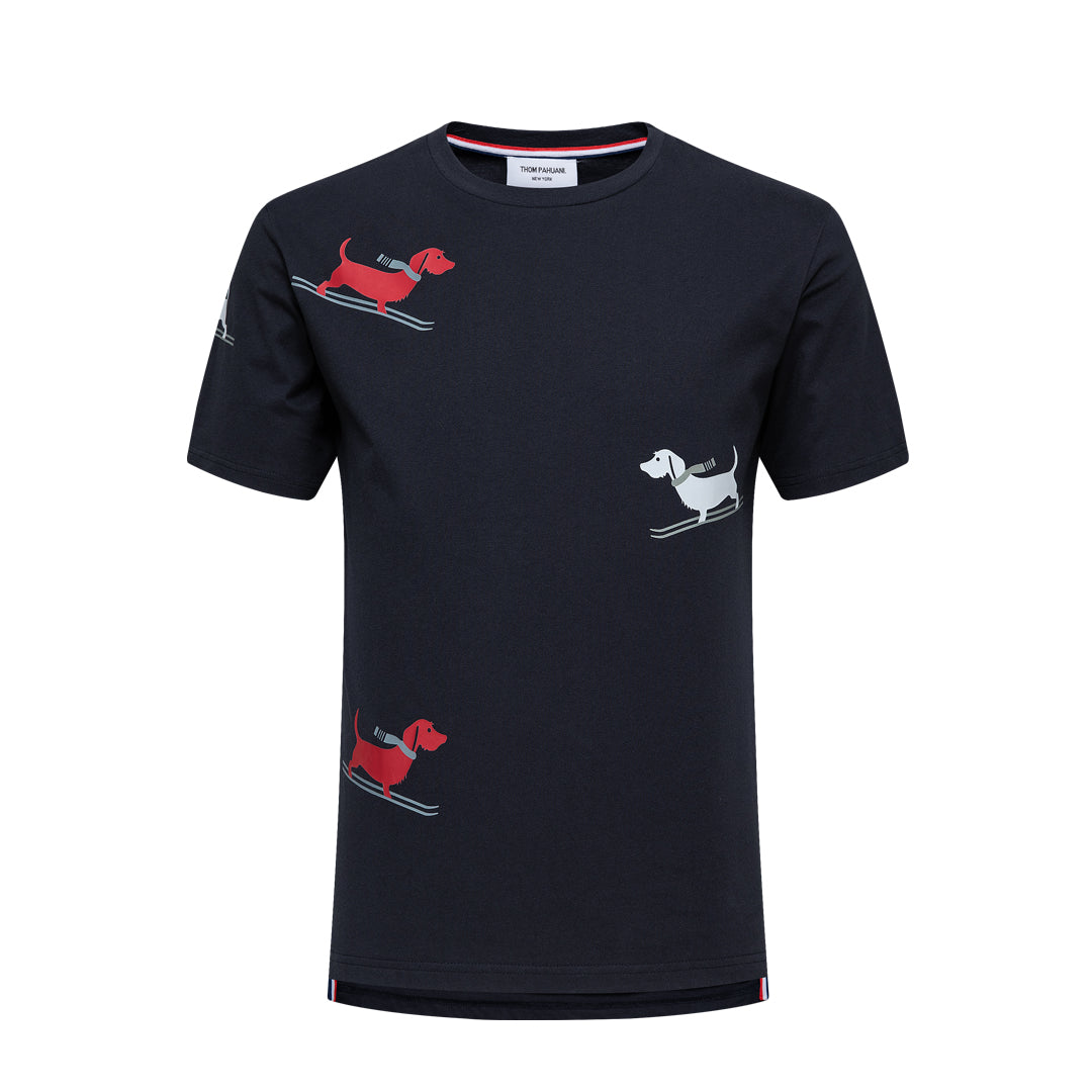 Men's Classic Four-Bar Lobster T-Shirt - 100% Cotton Made in Japan | Thom Browne