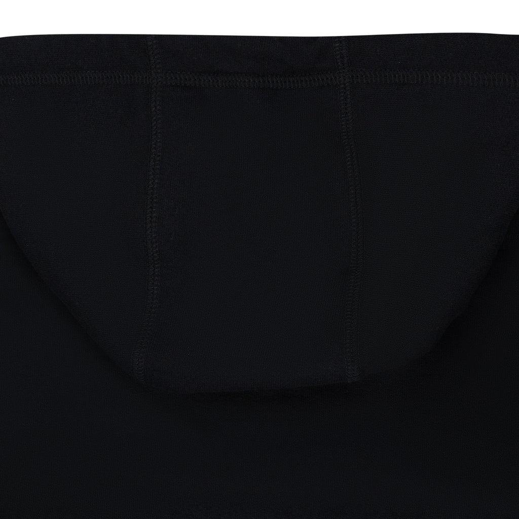 Black Tonal Logo Hoodie
