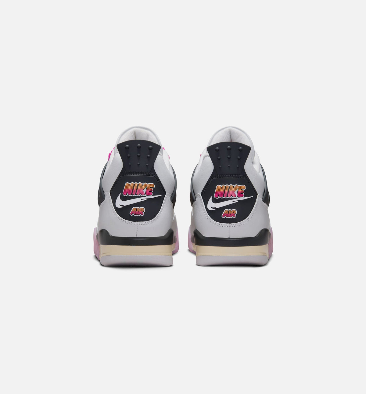 Air Jordan 4 Retro Comic Men's Lifestyle Shoes - Off White/Fire Pink/Anthracite