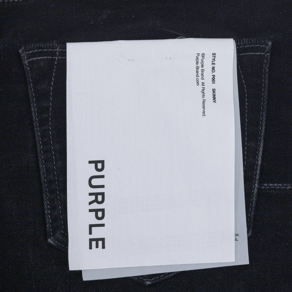 BLACK SKINNY FLOCK DIPPED