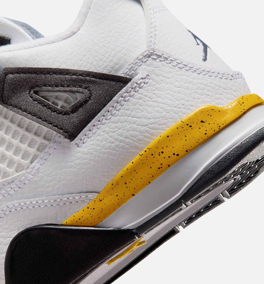 Air Jordan 4 Retro Rare Air Tour Yellow Preschool Sneakers