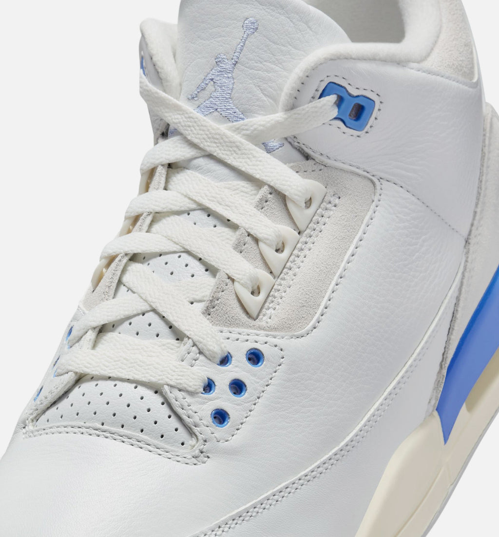 Air Jordan 3 Retro Lucky Shorts – Men's Lifestyle Shoe in Summit White/Hydrogen Blue/Legend Blue