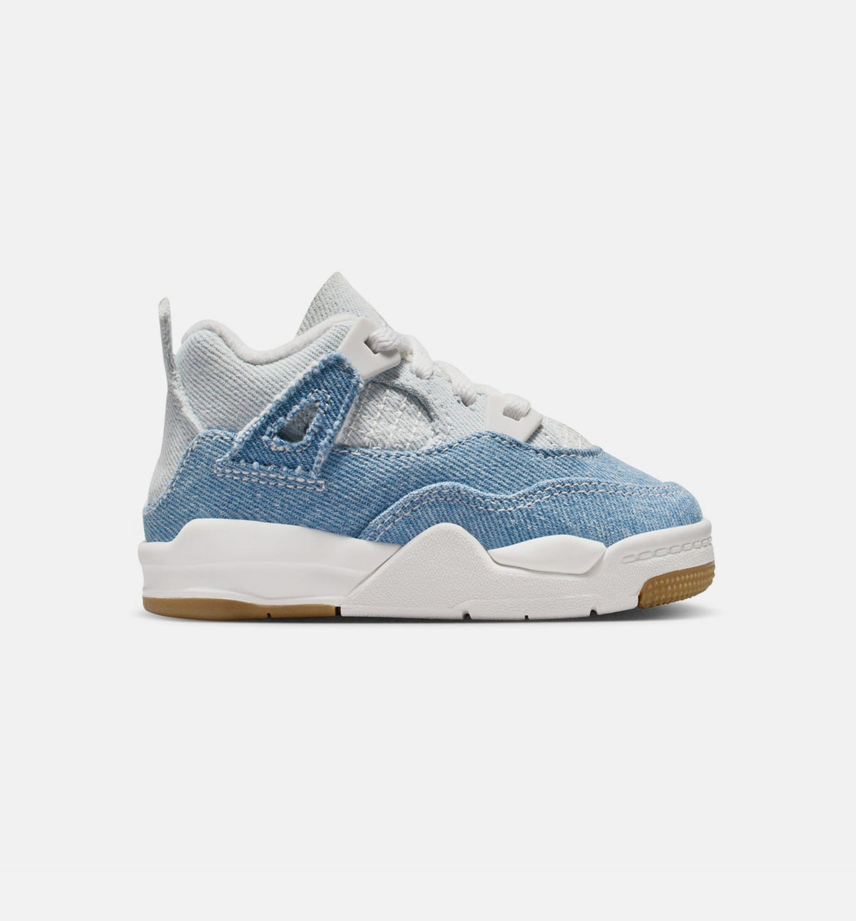 Air Jordan 4 Retro Worn Blue Infant/Toddler Sneakers